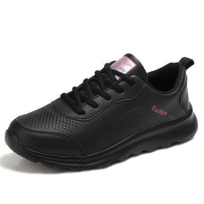 China Fashion Custom Breathable Women DM Logo Lightweight Sneakers By Synthetic Leather for sale