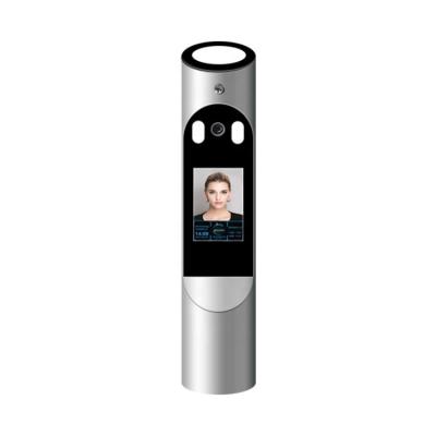 China Built-in Camera Face Recognition Temperature Detect Access Control Temperature Face Recognition for sale