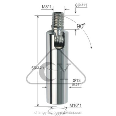 China 3081010 brass/copper - swivel joint with M8/M10 thread/330 degree/90 degree for sale