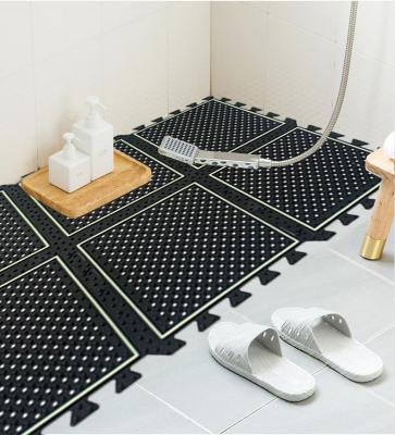 China Sustainable New Arrival PVC Anti-fatigue Bathroom Mats Soft Rubber Bath Mats for sale