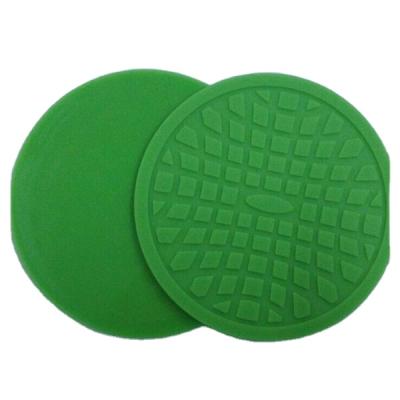 China Sustainable Free Sample Custom Soft Round Silicone Rubber Pvc Customize Table Mat And Coaster for sale