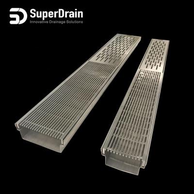 China Strainer 316 Stainless Steel Wedge Wire Grate Ground Floor Grate External Drain for sale