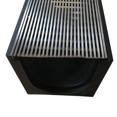 China Assured Polymer Concrete Strainer Quality Drain Channel U Shape Driveway Drains for sale