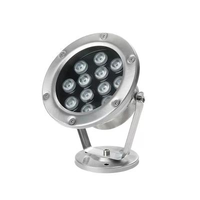 China Residential Led Immerse Lighting Stainless Steel Housing 9 Watt Warm White Pool Lights IP68 RGB CE Ultraviolet Emitters ROHS EMC LVD for sale