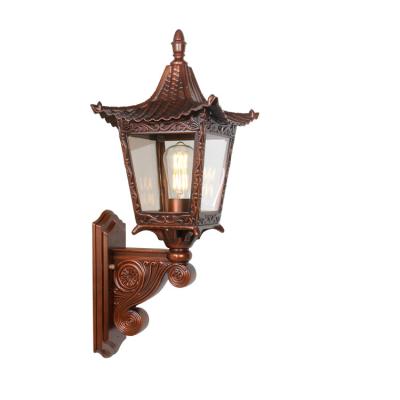 China Exterior Wall Mount Tempered Glass Manufacturer Direct Selling Wall Sconce Light Vintage Outdoor Lighting for sale