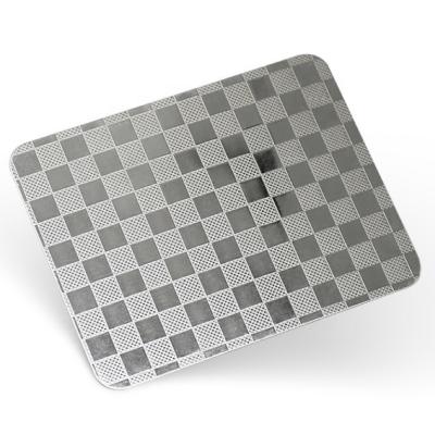 China Construction 201 304 316 410 430 Diamonds / Checkered / Embossed Stainless Steel Sheet Stainless Steel Decorative Etching Plate PVD Coated Color for sale