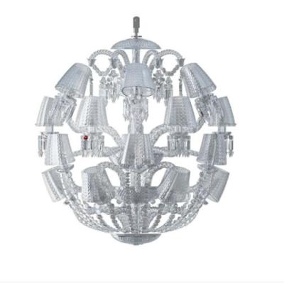 China Crystal Chandelier 24L Modern Premium Luxury Large Pendant Lamp Crystal Ball for sale