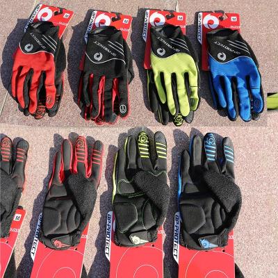 China 2022 new arrival unisex full finger cycling gloves cycle anti-sweat unisex bicycle glove winter for sale