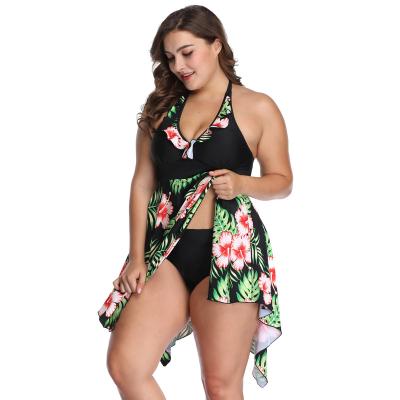 China Custom bikini plus size crochet summer beach two piece swimsuit plus size swimwear for sale