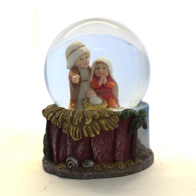 China Custom Europe Snowball Religion Glass Snow Globe for sale