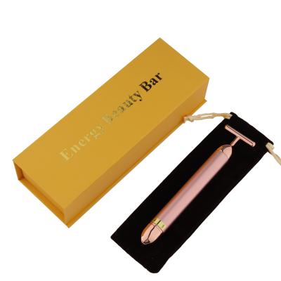 China 2020 Skin Revitalizer New Product Ideas Beauty Facial Bar And Personal Care Germanium Rolling Massager 24k Gold Beauty for sale