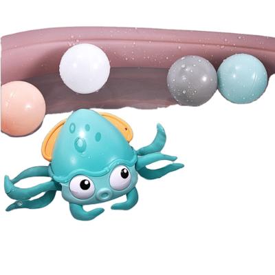 China Children Sprinkle Inject Hot Summer Water Pull Amphibious Wind Toys Octopus Bath Walking Toys For Children for sale