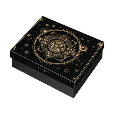 China Handmade White Box Pour Watches Black Vintage Unique Private Lid Rigid Luxury Belt and Wallet Custom Packaging Gift Box for sale