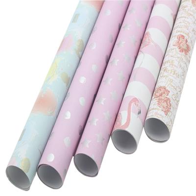 China Cheap Design Waterproof China Gift Wrapping Paper Factory In Box Package for sale