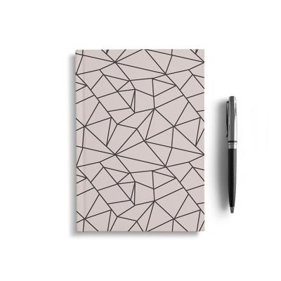 China Wholesale High Quality Printed Promotional Notebook Hardcover Notebook Hardcover Notebook With Geometric Design for sale