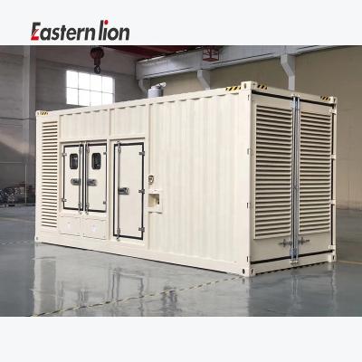 China Easternlion 1180kw 1475kva designed by denyo 3 phase 400V brushless alternator water cooled silent diesel generator manufacturer GF/GFS 1180 for sale