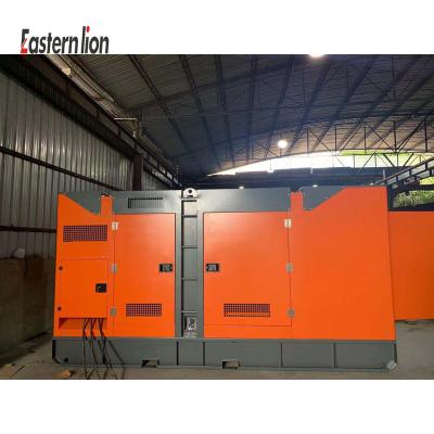 China Powered by Yuchai new design 500kw 550kw 3 phase 380V 400V brushless dynamo water cooled silent diesel generator plant GFS/GF-YC for sale