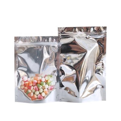 China Wholesale Moisture Proof Plastic Aluminum Foil Zipper Stand Up Pouch Snacks Packaging Bag for sale