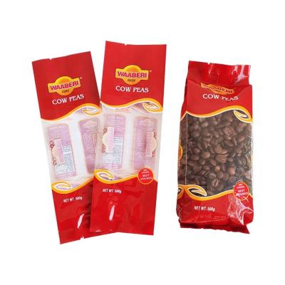 China High Quality Moisture Proof Side Gusset Plastic Bags 250g 500g 1kg Custom Coffee Beans Packaging for sale