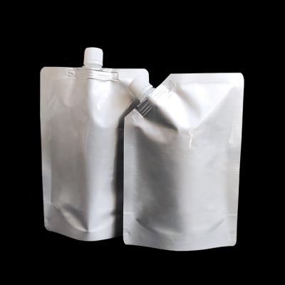 China Moisture Proof Custom Design Plastic Spout Bag Aluminum Foil Holder Pouches For Liquid Packaging for sale