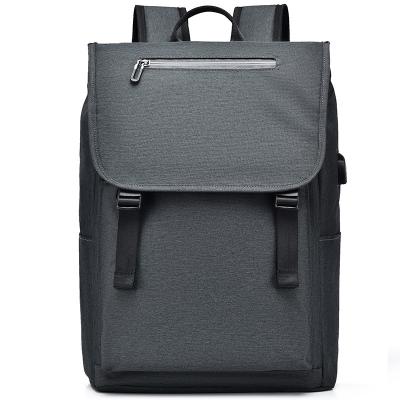 China Waterproof Durable Laptop Backpack, Business Travel USB Port Water Resistant College Computer Bag for sale