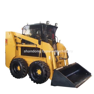 China Construction material shops mini wheel loader skid steer loader 3 tons machine for sale for sale