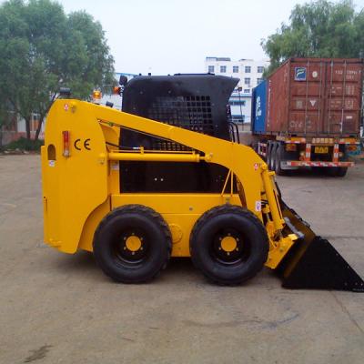 China Building material stores CE TOPWIN product small skid steer front end loader with bucket for sale