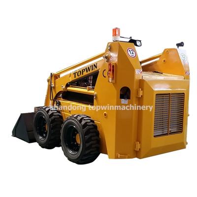 China Building Material Stores EPA Approved Mini Skid Steer Loader with Attachments for sale