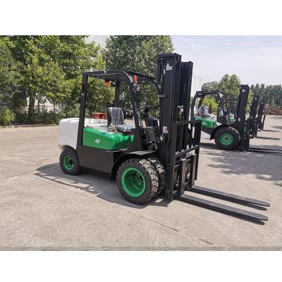 China Garment Shops 3 Ton Diesel Forklift Truck Electric Forklift For Sale for sale