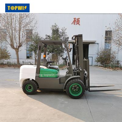 China Garment Shops 3 Ton Diesel Forklift Truck With Good Performance And Low Forklift Price for sale