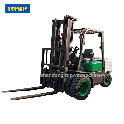 China Garment Shops Chinese Forklift 3ton 3.5ton ISUZU LPG Supplier Electric / Diesel Engine for sale