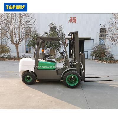 China Garment Shops Forklift 3ton 3.5ton ISUZU Diesel Engine for sale