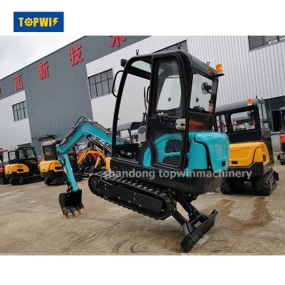 China Hotels 1 Ton 1.7 Ton Mini Excavator Machine China Cheap 3 Ton Small Excavator With Attachments For Sale for sale