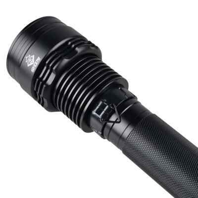 China 2019 new JY-7028 3000m super long range camping flashlight, rechargeable xenon multifunctional waterproof flashlight for sale