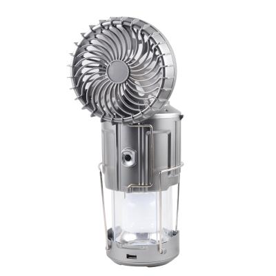 China Portable solar multifunctional camping light+fan QINGNIU 30W USB rechargeable LED fan light for sale