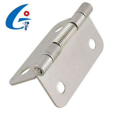 China Iron/sus304/sus316 stainless steel spring adjustable self closing square corner door hinge for sale