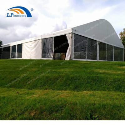 China 12m width 12m aluminum structure arcum tent for wedding banquet for sale