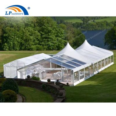 China Party Luxury Multiply Clear Mixed Marquee Event Tent For Outdoor Wedding Or Meeting for sale