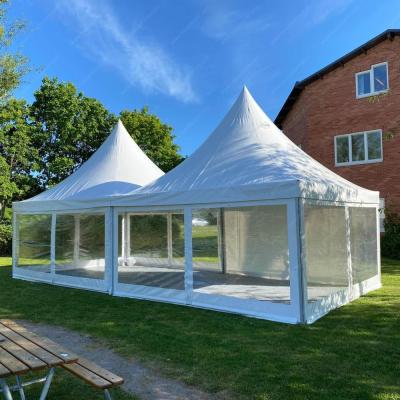 China 6x6m outdoor white event padoda wedding marquee gazebo tent for party events for sale