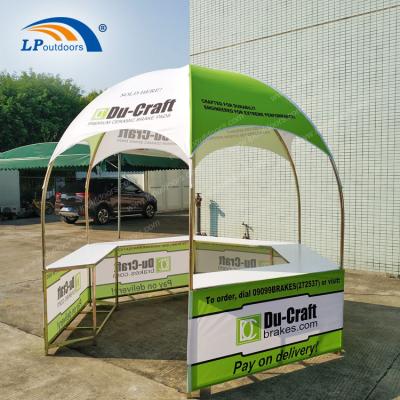 China Diameter 3m Hexagon Dome Tent Trade Show Booth For Sale 3x3x2.6m for sale