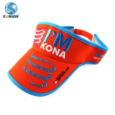 China Custom Empty Picture Embroidery Tennis And Bar Golf Sport Sun Visor Hat And Top Hat for sale