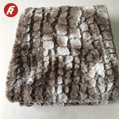 China Anti-pilling Changshu 2016 New Suzhou City Design PV Plush Patchwork Comforter Cable Knitted Throw Stock Knit Blanket For Cheap Price for sale