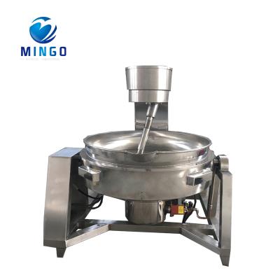 China Vegetable Processing Plant Fruit Jam Tomato Sauce Cooking Stirring Mixing Pots Planetary Food Cooking Machine for sale