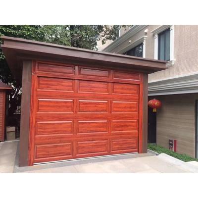 China 2021 modern high quality aluminum garage door with automatic door lock glass and aluminum automatic garage door for mall home park for sale