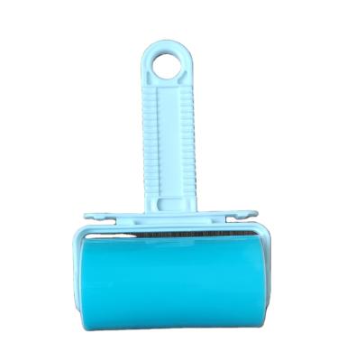 China Reusable Home Cleaning Fiber Cat Dog Hair Fiber Roller Pet Washable Hair Remover Brush Roller Tool for sale