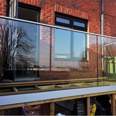 China 2021 Modern Safety Rise Aluminum Glass Railing U Channel For Apartment for sale