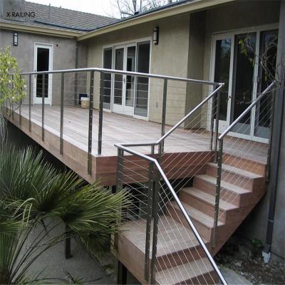 China Modern and Simple Modern and Simple Railing Stainless Steel Deck Railing Stainless Steel Balcony Guard Railing Wire Mesh for sale