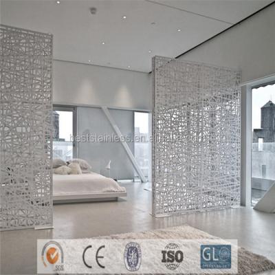 China PVD Plating / Powder Coated Room Divider Classic Floor To Ceiling Room Dividers Cheap Room Divider for sale