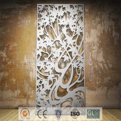 China PVD Plating / Powder Coated Beautiful Arabic Room Divider Screen Dubai Room Divider Screen for sale