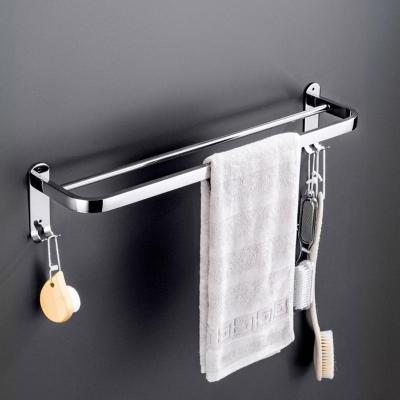 China Romantic Bathroom Towel Rack Stainless Steel Towel Rack Punch Free for sale